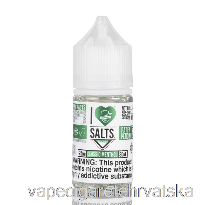 Vape Cigarete Classic Mentol - Volim Soli - 30ml 50mg